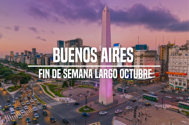 Buenos Aires - Fin de semana largo Octubre